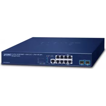 Valdomas jungiklis PLANET L3 MGS-6320-8T2X 4 prievadai Gigabit Ethernet 1U