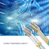 Qoltec šviesolaidinis jungiamasis laidas - LC/UPC Multimode (M) į LC/UPC Multimode (M) - 1 m - OM3 - 50/125 µm - dupleksas - halogeninis