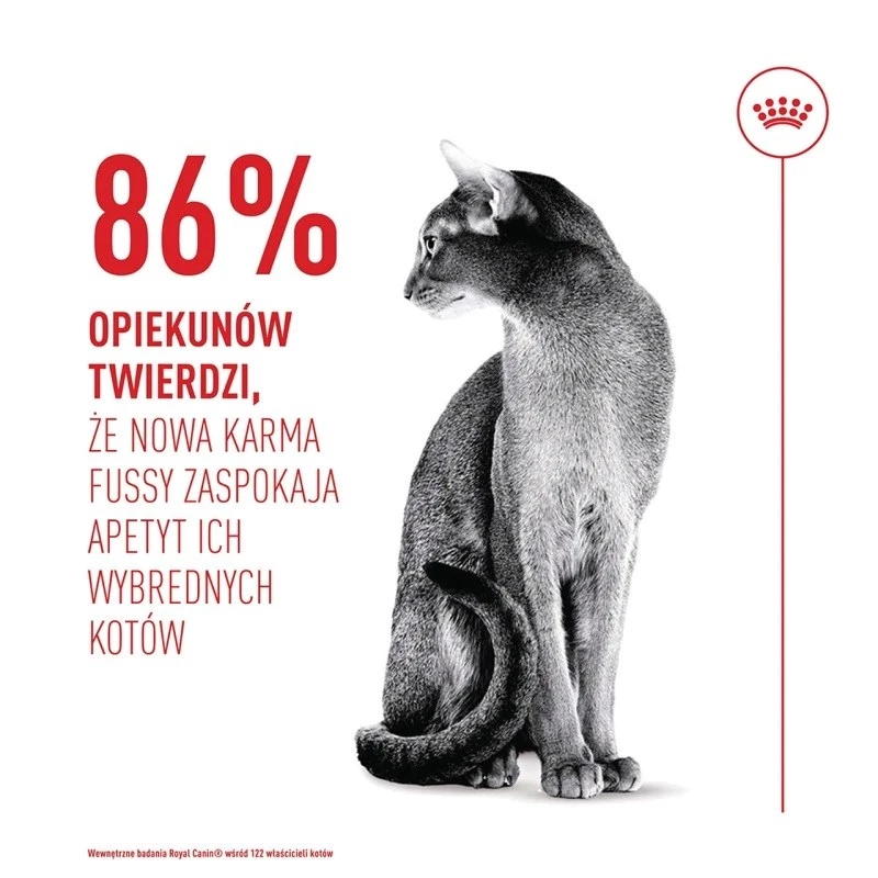 Sausas kačių ėdalas Royal Canin Exigent Fussy 400 g – paukštienos skonio, 40% baltymų, 17,5% riebalų