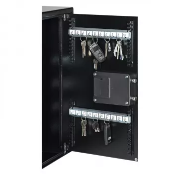 Sieninis seifas Yale YKB/550/DB1 su elektroniniu užraktu, juodas, 350x130x550 mm