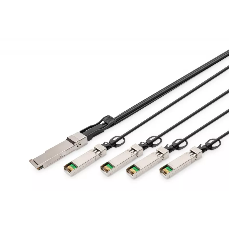 Digitus 40G QSFP+ į 4xSFP+ tiesioginio prijungimo kabelis 3m