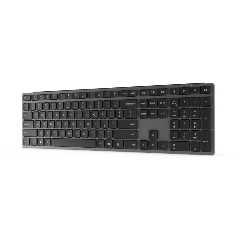Belaidis kelių įrenginių klaviatūros rinkinys Lenovo 700, JAV anglų išdėstymas, Bluetooth, Luna Grey