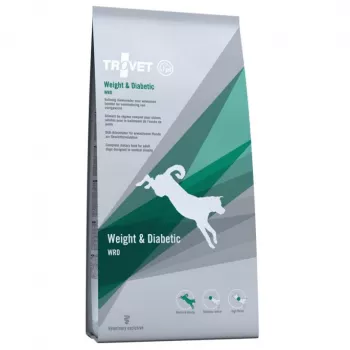 Sausas šunų ėdalas TROVET Weight & Diabetic WRD vištiena 12,5 kg
