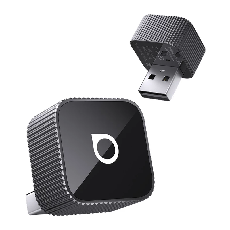 Belaidis CarPlay / Android Auto adapteris Ottocast CP88-T2 Mini — kompaktiškas kištukinis imtuvas