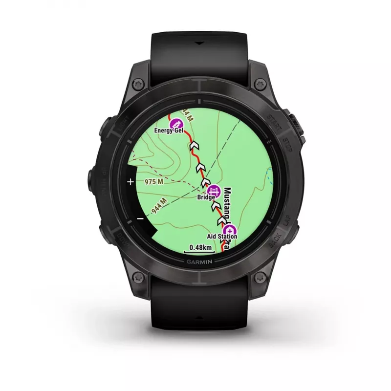 Garmin epix Pro (Gen 2) Sapphire Edition 3,3 cm (1,3 colio) AMOLED 47 mm skaitmeninis 416 x 416 pikselių liečiamasis ekranas juodas su Wi-Fi ir GPS