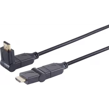 Laidas monitoriui ShiverPeaks 2 x HDMI Type A jungtys, 2,0 m ilgio, HDMI 2.0 suderinamas