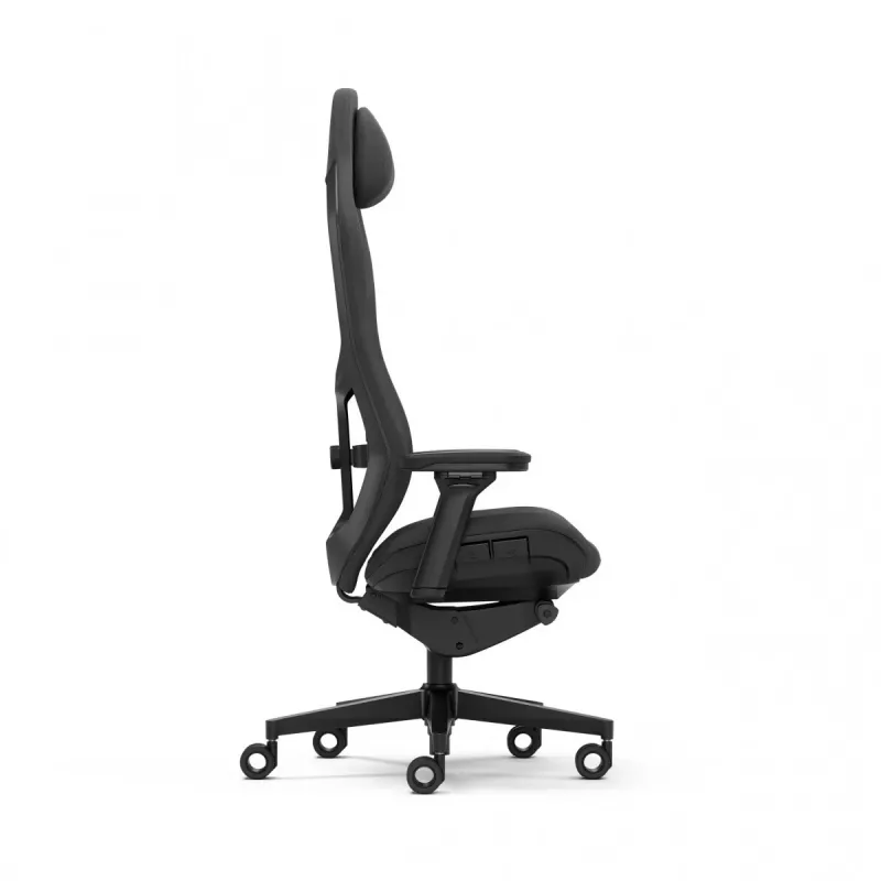 Fractal Design FD-CH-RE1F-01 žaidimų kėdė, PC žaidimų kėdė, minkšta sėdynė, juoda