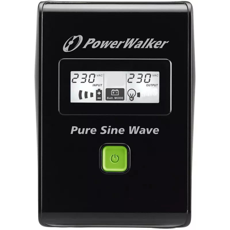 PowerWalker VI 800 SW FR nepertraukiamo maitinimo šaltinis (UPS) Line-Interactive 0.8 kVA 480 W 2 AC išėjimai