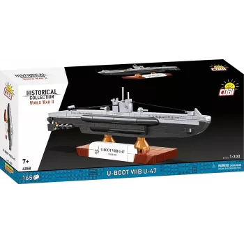 Povandeninio laivo modelis Cobi U-47 T.VIIB 1:300 rinkinys
