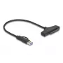 DeLOCK USB į SATA keitiklis 6 Gb/s USB Type-C Type-A 0,3m