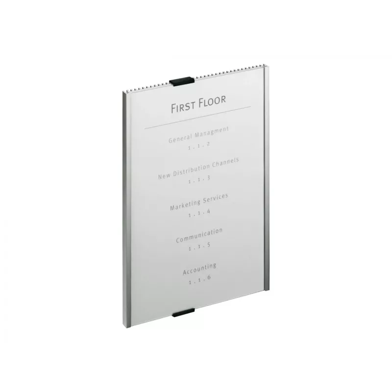 Durable informacinė lentelė akrilas aliuminis sidabrinė 4806-23
