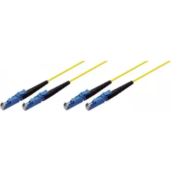 Tecline 39980001 Skaidulinis optinis kabelis 2 m 2x E-2000 OS2 Geltonas