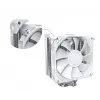 CPU oro aušintuvas Montech NX400, 120 mm ventiliatoriai, baltas, 156×74×120 mm, TDP 270 W