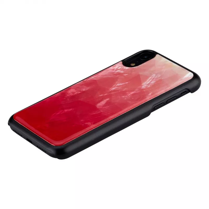 Dėklas telefonui iKins, iPhone XR, rožinio ežero ir juodos spalvos dviejų tonų apsauginis dangtelis