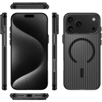 4smarts Design Case Aero iPhone 17 Pro Max, juodas (541642)