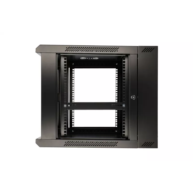 Extralink Rackmontuojama spinta 9U 600x600 AZH Juoda, sieninė, varstoma