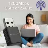 Belaidis USB adapteris QOLTEC 56988 Dual Band 1300Mbps USB 3.0