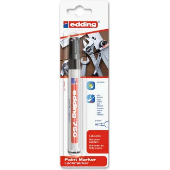Markeris Edding 750 Juodas 1 vnt.