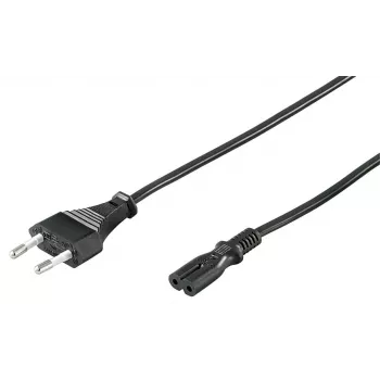 Goobay Euro maitinimo laidas 1,5 m juodas CEE 7/16 į C7