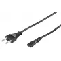 Goobay Euro maitinimo laidas 1,5 m juodas CEE 7/16 į C7