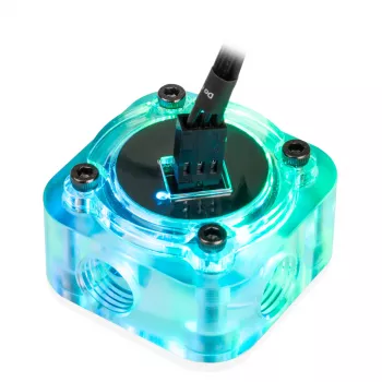 Barrow SLFV2-RGB W baltas srauto matuoklis ARGB – skysčio aušinimo srauto jutiklis PC kilpoms