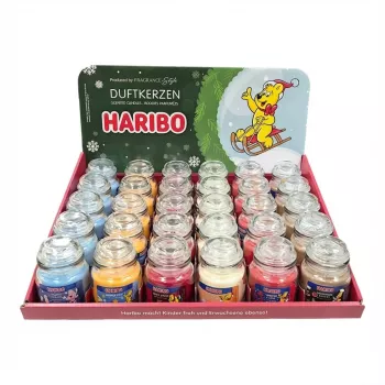 Prekystalinis reklaminis stendas Haribo A2173 30 x 85 g pakuotėms