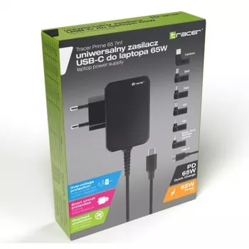 Maitinimo adapteris nešiojamam kompiuteriui Notebook Prime 65W universalus 7w1
