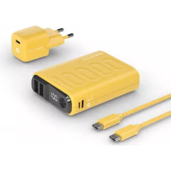 RealPower PB-10000 Lithium Polimer (LiPo) 10000 mAh Geltona (390659)