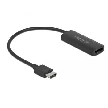 Adapteris HDMI-A (vyriškas) į DisplayPort (moterišką) 4K 60 Hz DeLOCK 63206