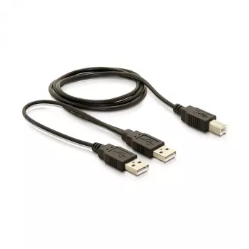 DELOCK laidas USB 2.0 B - > USB-A maitinimas + maitinimas/duomenys