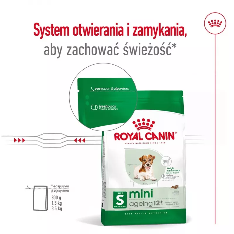 ROYAL CANIN Mini Ageing Adult +12 – sausas šunų ėdalas – 3,5 kg