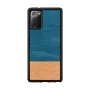 Dėklas Samsung Galaxy Note 20 man and wood denim juodas – apsauginis džinsinio stiliaus dėklas