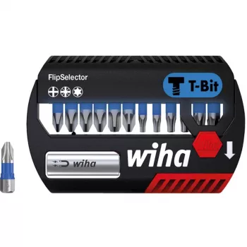 WIHA 41824 – Bitų rinkinys FlipSelector, 13 dalių mišrus, 25 mm, T-Bit (41824)