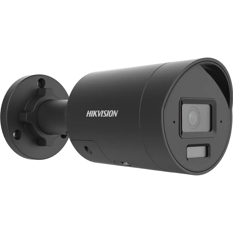 Hikvision DS-2CD2043G2-LI2U/SL AcuSense 4MP IP kulkos kameros komplektas su 2.8 mm (101°) fiksuotu objektyvu, juoda