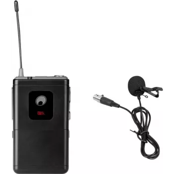 Lavalier mikrofonas Omnitronic UHF-E serija 823.6 MHz segtuvinis mikrofonas