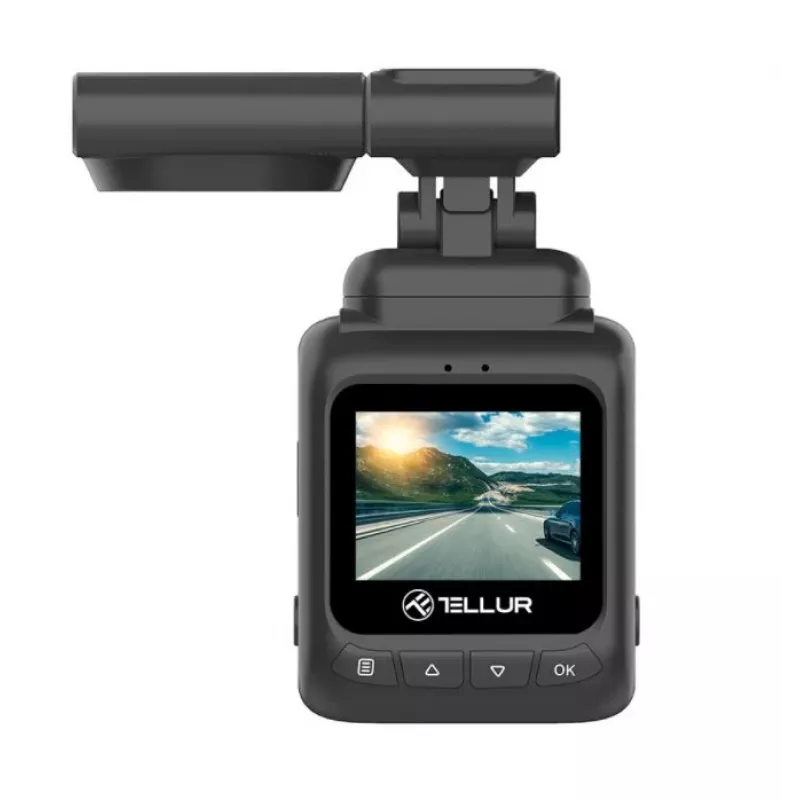 Vaizdo registratorius Tellur Dash Patrol DC2 FullHD 1080P GPS juodas