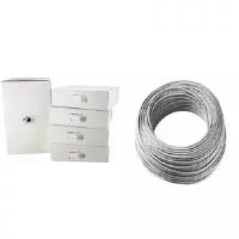 LogiLink montavimo kabelis, Cat. 6, U/UTP, 305 m, šviesiai pilka, 4 x 2 AWG 23/1, neekranuotas, CCA (varis-aliuminis) (CPV0034)