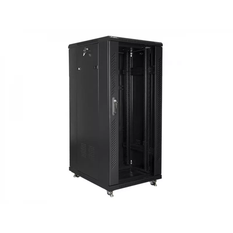 Grindinis stovas Lanberg FF01-6827-12B 19 inch 27U 600x800 mm juodas
