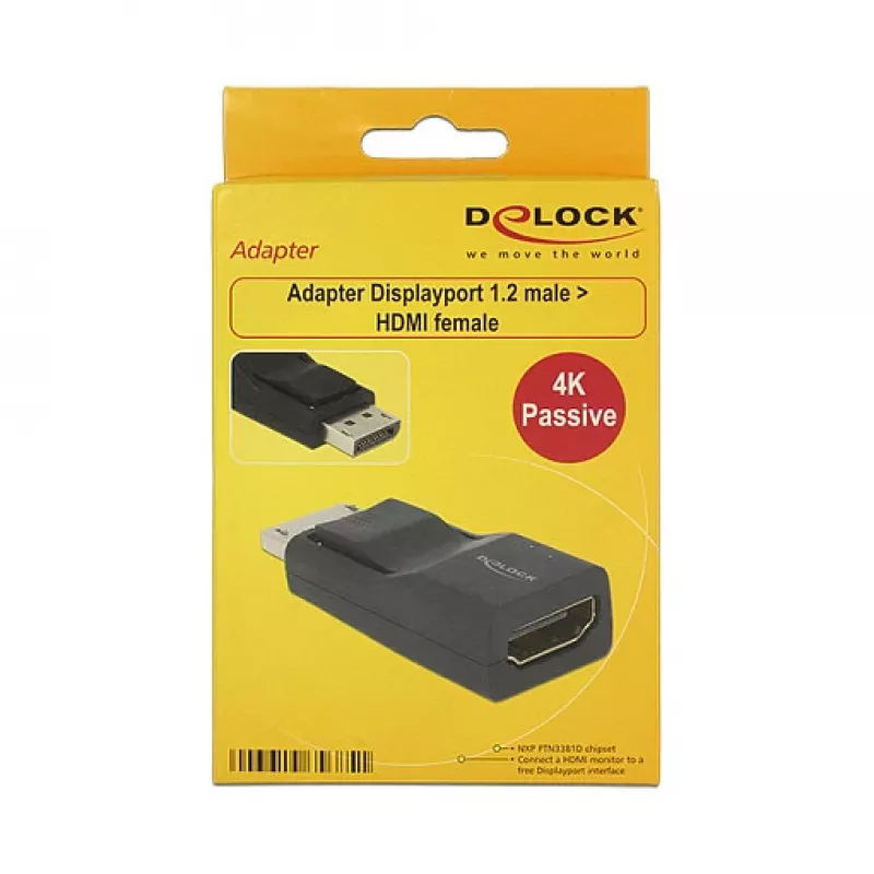 DeLOCK 65685 DisplayPort į HDMI adapteris