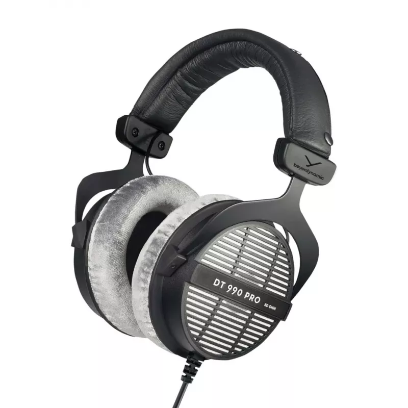 Studijinės ausinės Beyerdynamic DT 990 PRO 80 Ω, laidinės, uždengiančios ausis, 3 m laidas, juodos