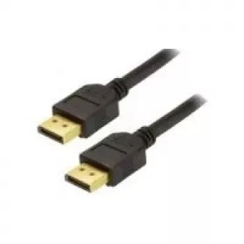 shiverpeaks BASIC-S 1m DisplayPort – DisplayPort laidas, vyriškas – vyriškas, auksuotas, juodas (BS77490)