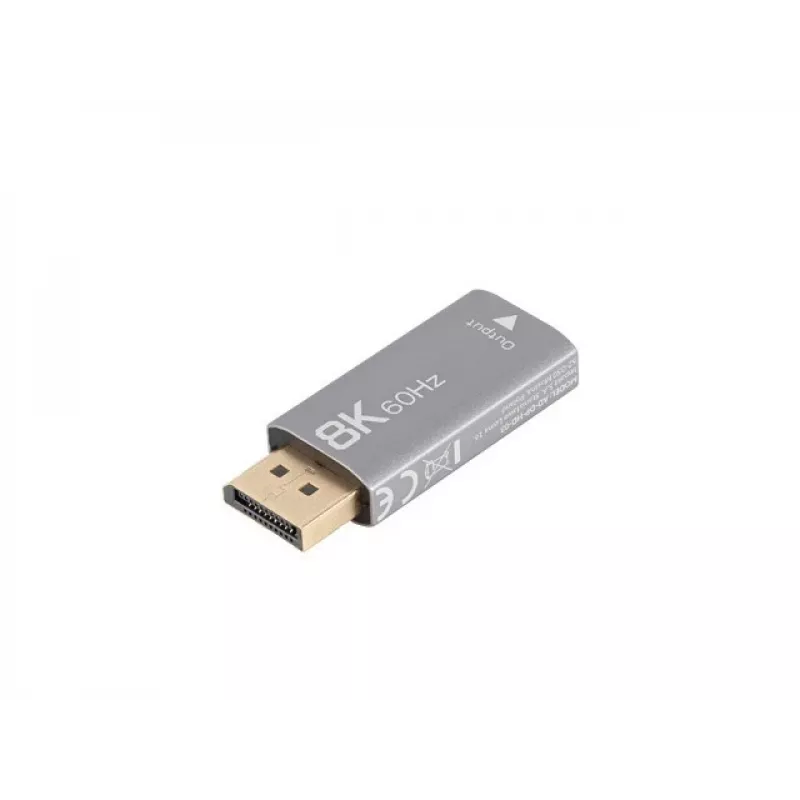 Lanberg AD-DP-HD-03 vaizdo kabelio adapteris 0 m DisplayPort HDMI sidabrinis
