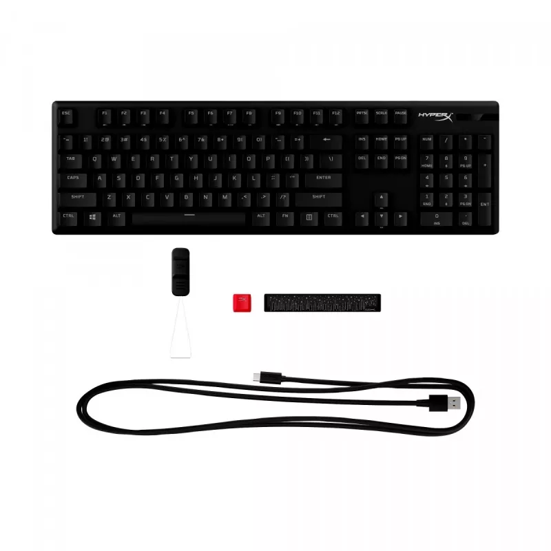 HyperX Alloy Origins PBT HX Red – mechaninė žaidimų klaviatūra