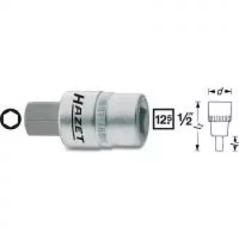 Hazet vidinis šešiabriaunis įdėklas 12,5 mm (1/2 colio), Bremssattel įdėklas 986-9 pavara (986-9)