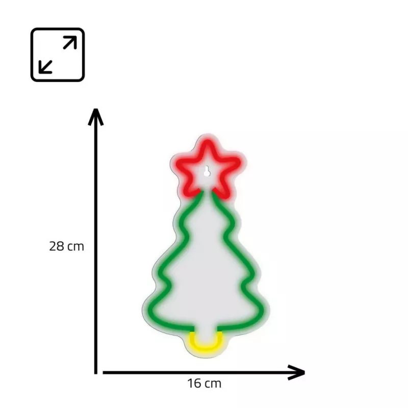 Manta SNL106MT neoninė LED eglutė su USB maitinimu