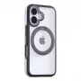 Apsauginis dėklas Torras Ostand R Fusion iPhone 16 Plus — Juodas, plonas kietas korpusas