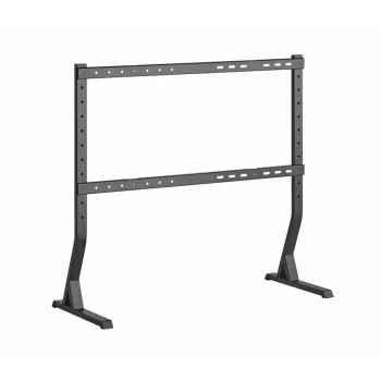 Ant grindų TV stovas GEMBIRD TVS-D90F-01 45–90 colių televizoriams, plieninis, fiksuoto aukščio, VESA 200x200–800x400, maks. apkrova 60 kg, 970×800×525 mm