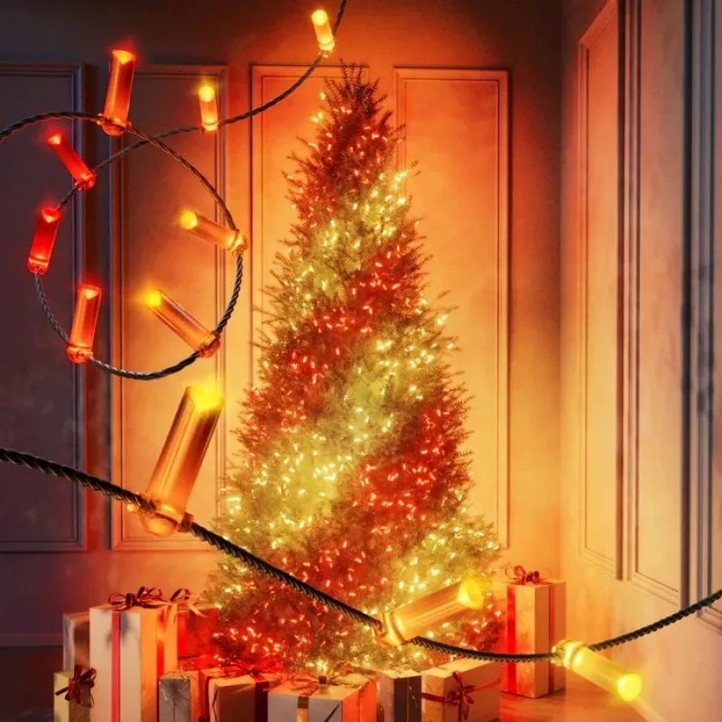 Twinkly Candies LED Kalėdinės eglutės lemputės TWKC100RGB-T 6 M Žvakės formos