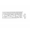 Belaidis klaviatūros ir pelės rinkinys CHERRY Stream Desktop Recharge, QWERTZ, vokiškas išdėstymas, pilka