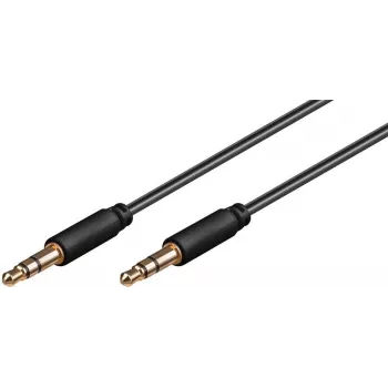 Audio kabelis Microconnect AUDLL1.5 1,5 m 3,5 mm Kištukas-Kištukas Juodas